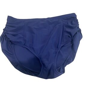 Catherine’s NWOT ruched swim bottoms. A beautiful shade of blue. Size 2X